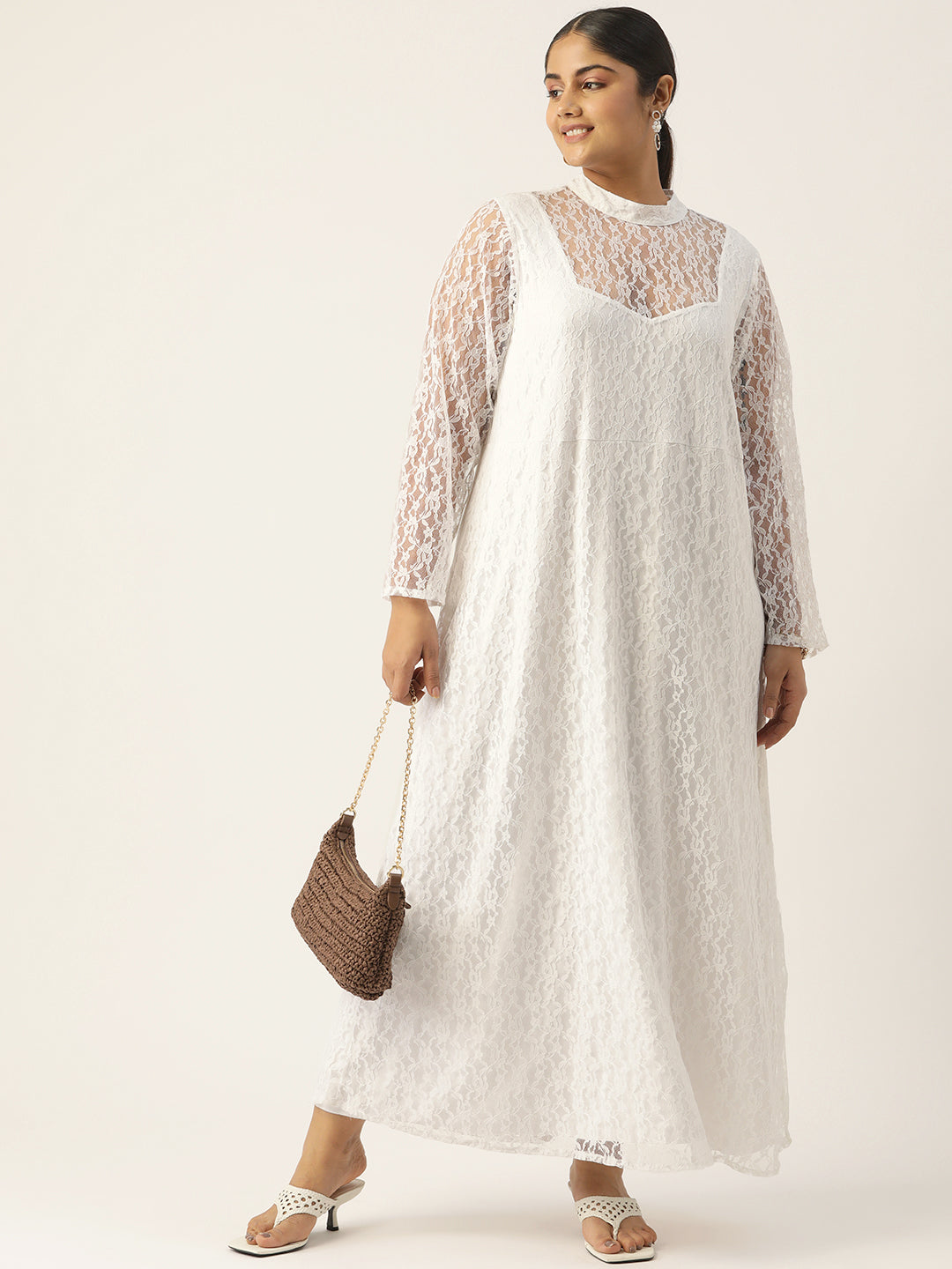 Modern Trendy Plus Size Women’s Dress