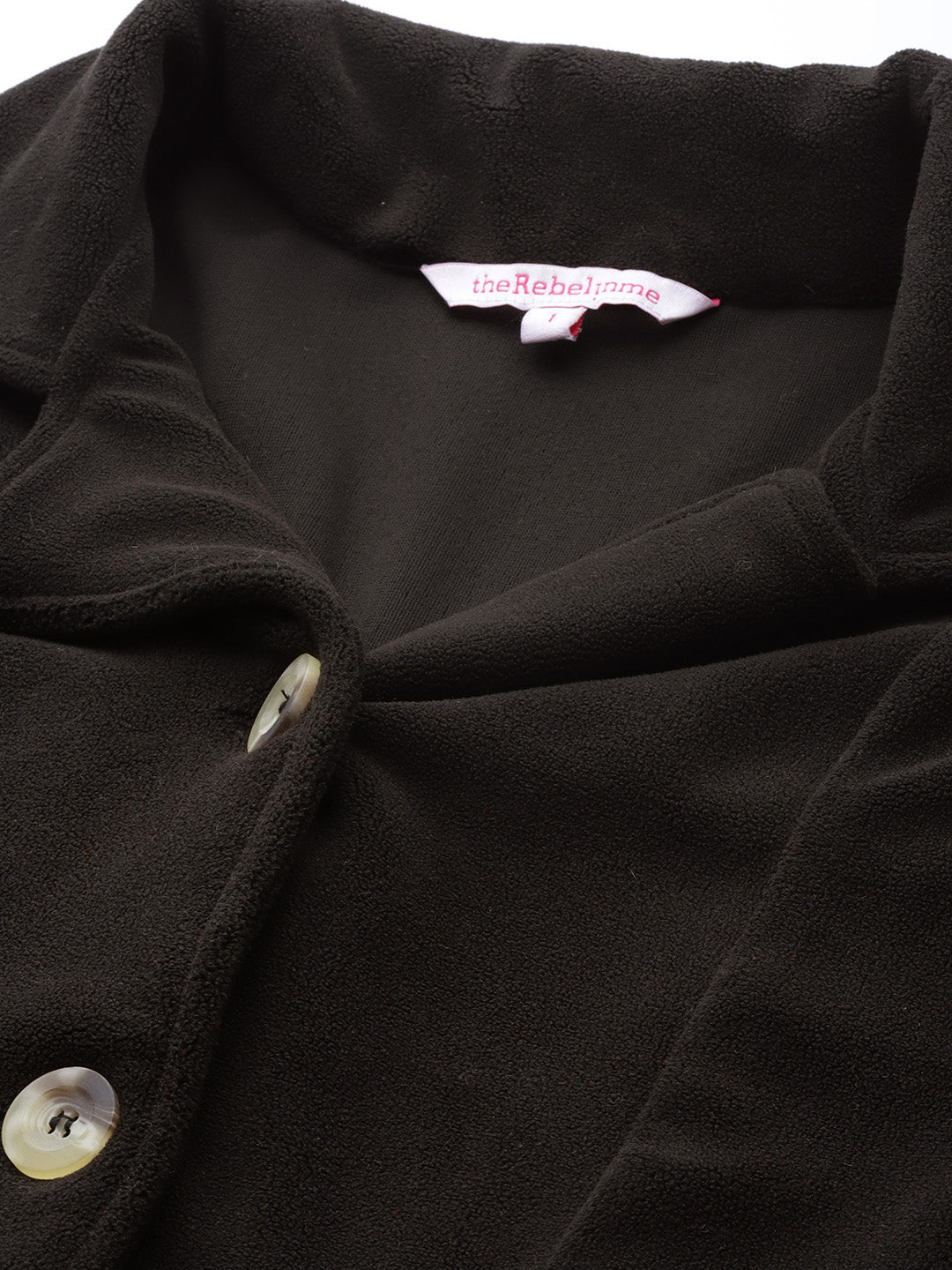 Classic Open-Front Buttoned Jacket