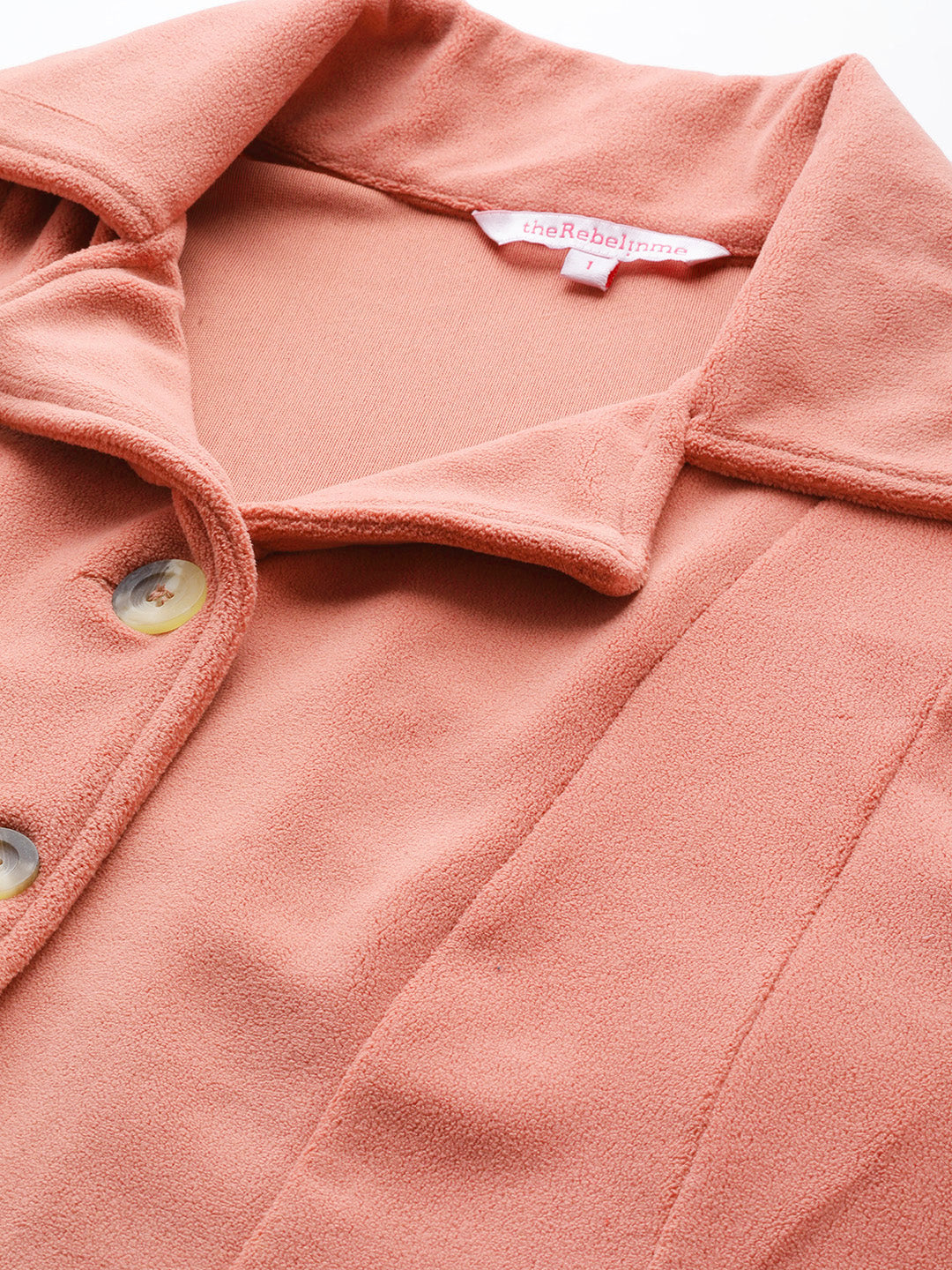 Classic Open-Front Buttoned Jacket