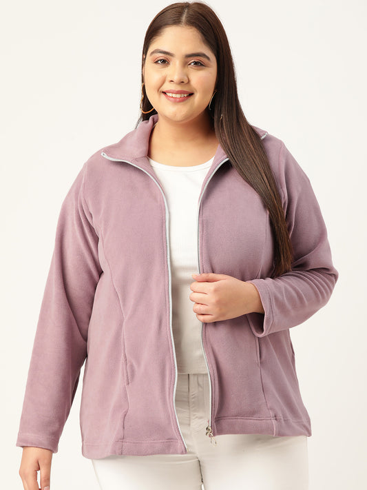 Soft Fleece Zip-Up Jacket