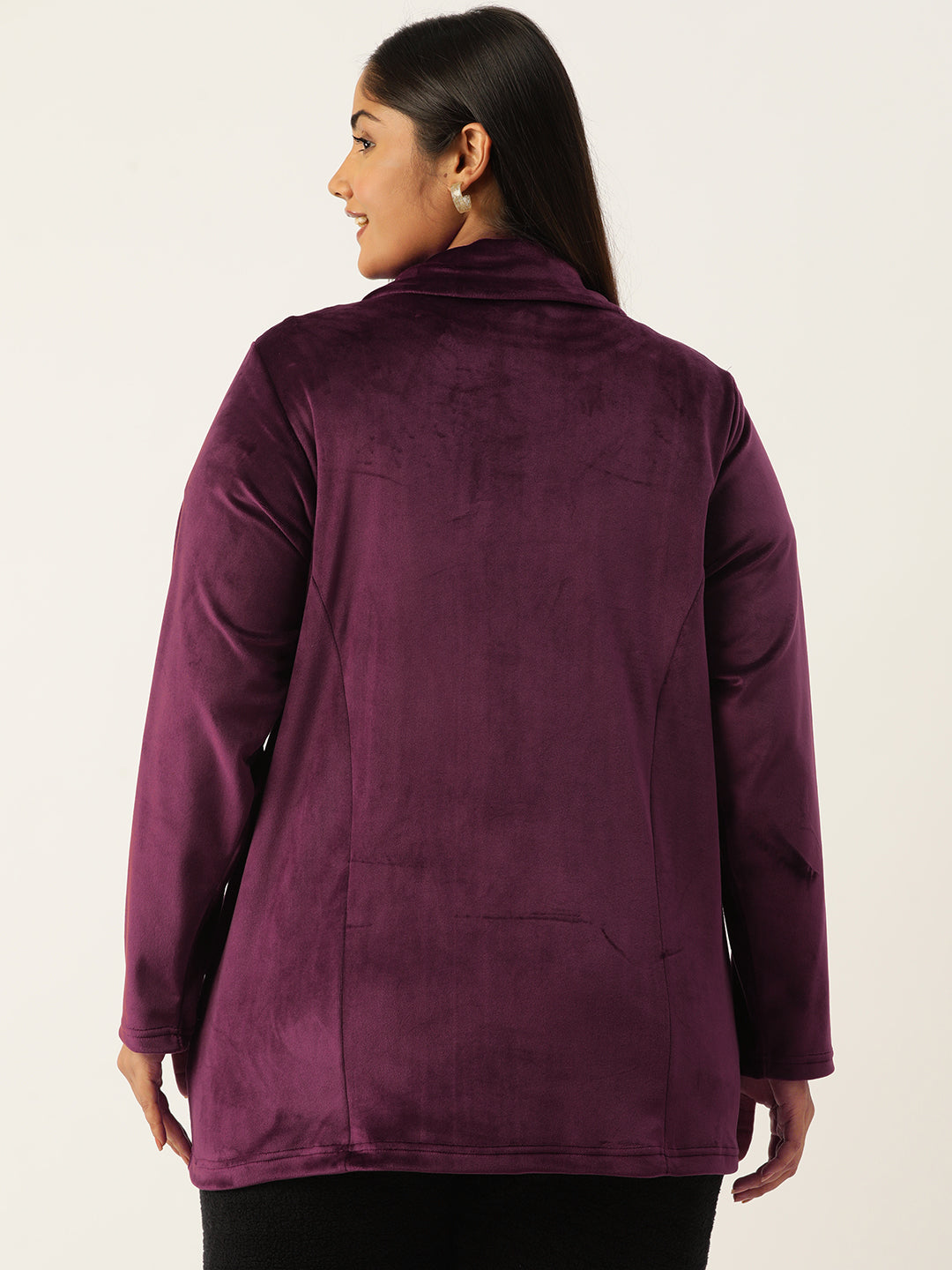 Soft Fleece Zip-Up Jacket