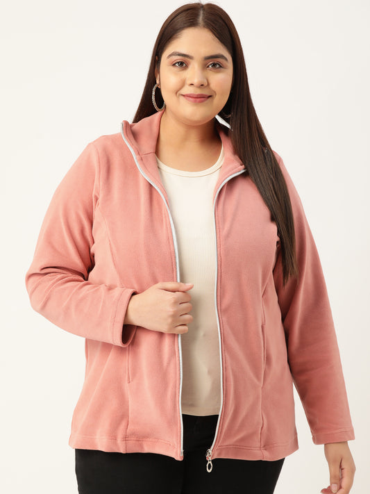 Soft Fleece Zip-Up Jacket