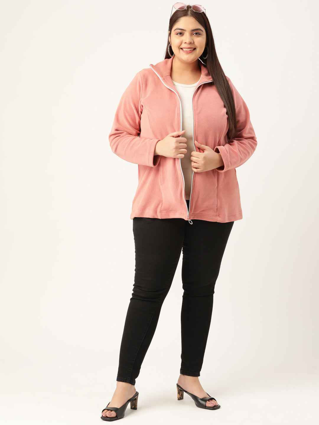 Soft Fleece Zip-Up Jacket