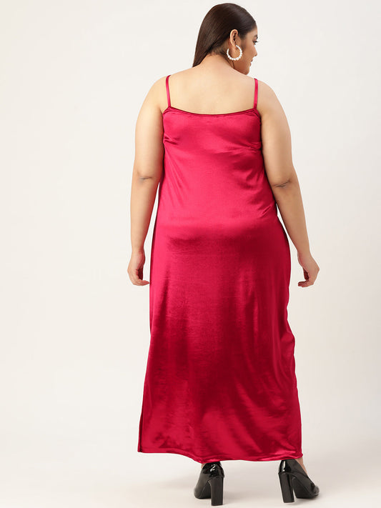 Plus Size Velvet Party Wear Dress