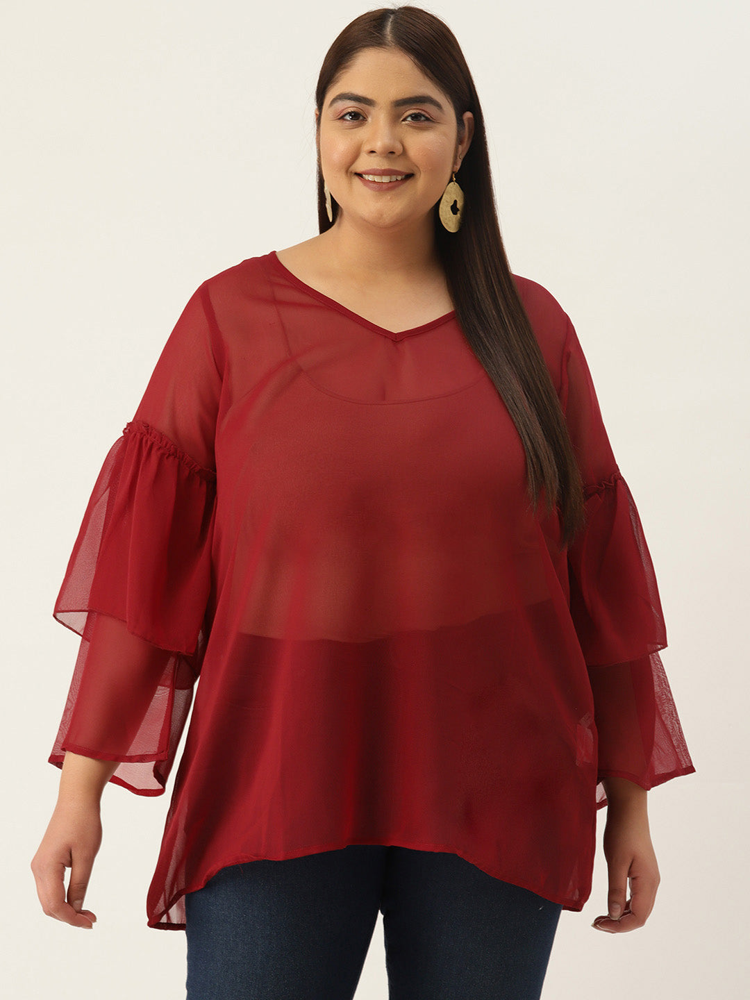 Trendy Plus Size Women Casual Top