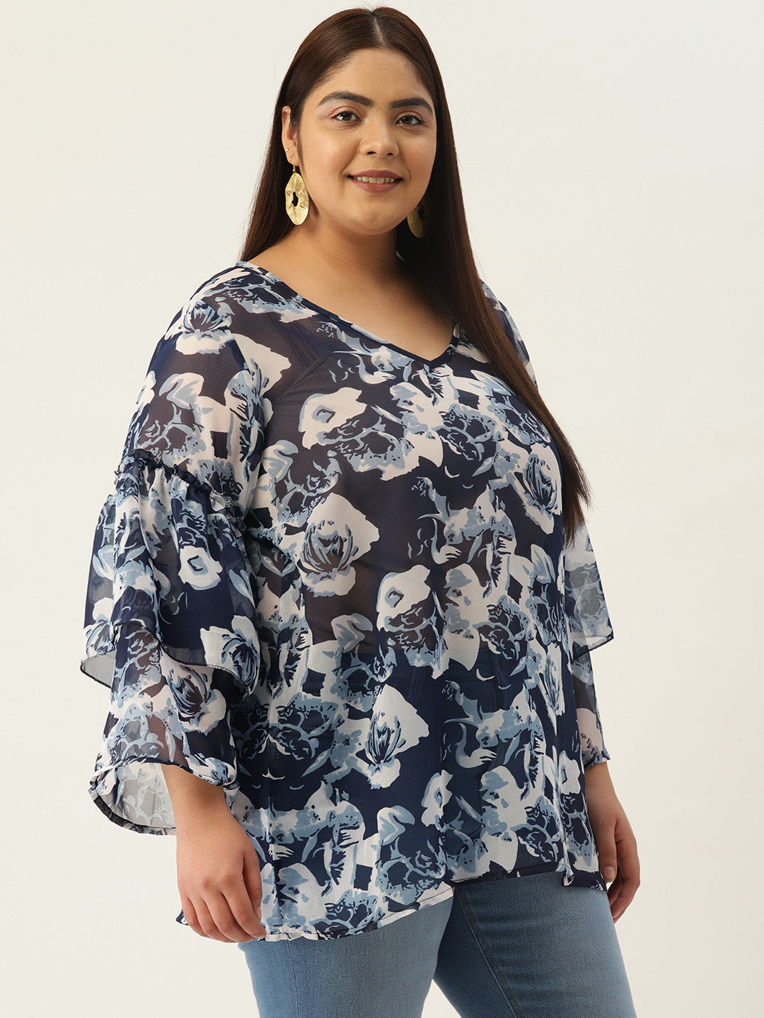 Plus Size A-Line Top