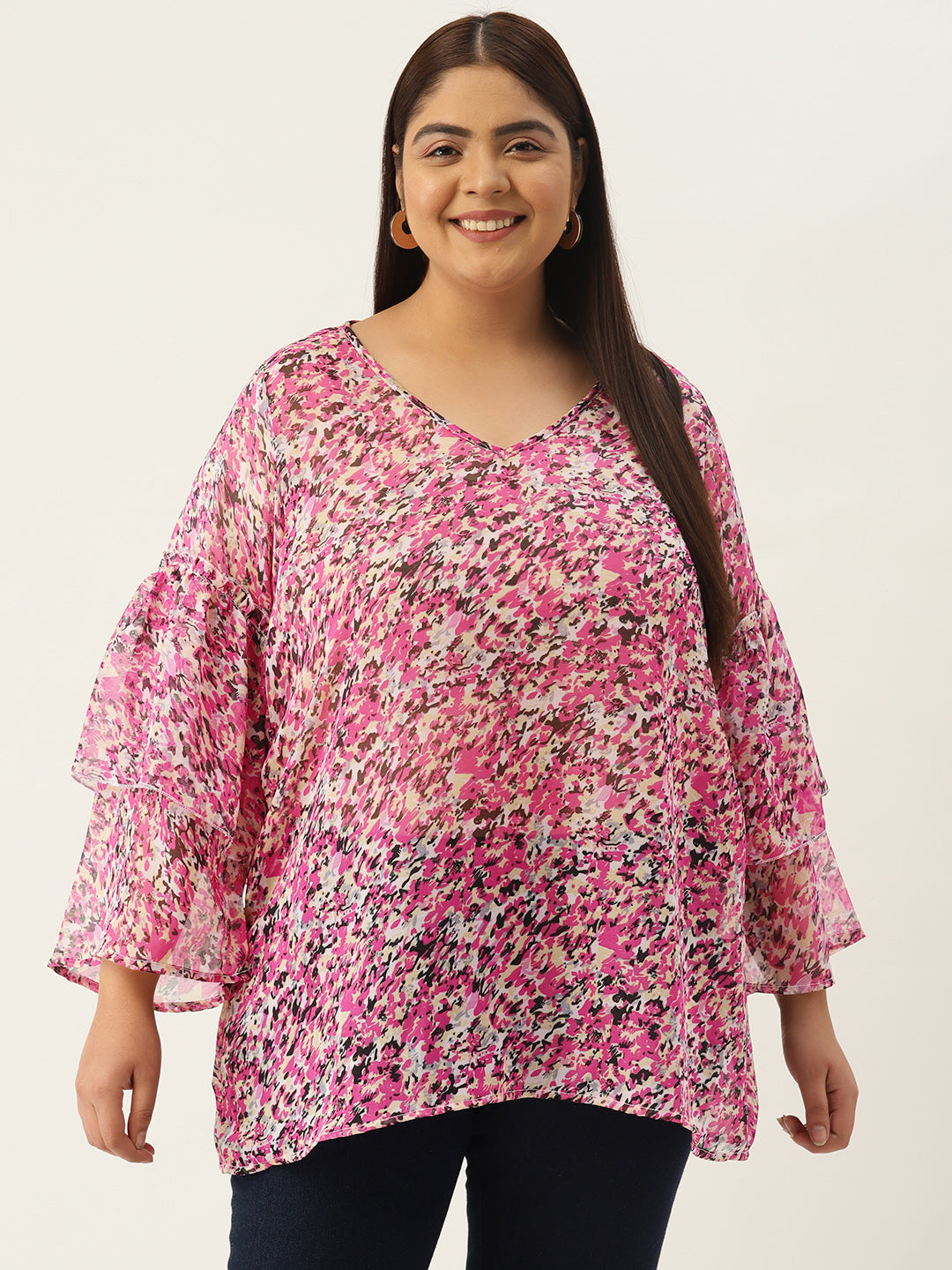 Trendy Plus Size Women Casual Top