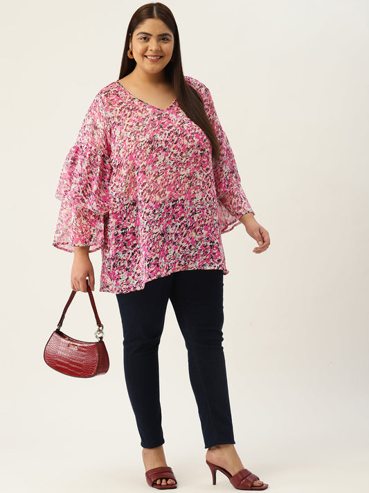 Trendy Plus Size Women Casual Top