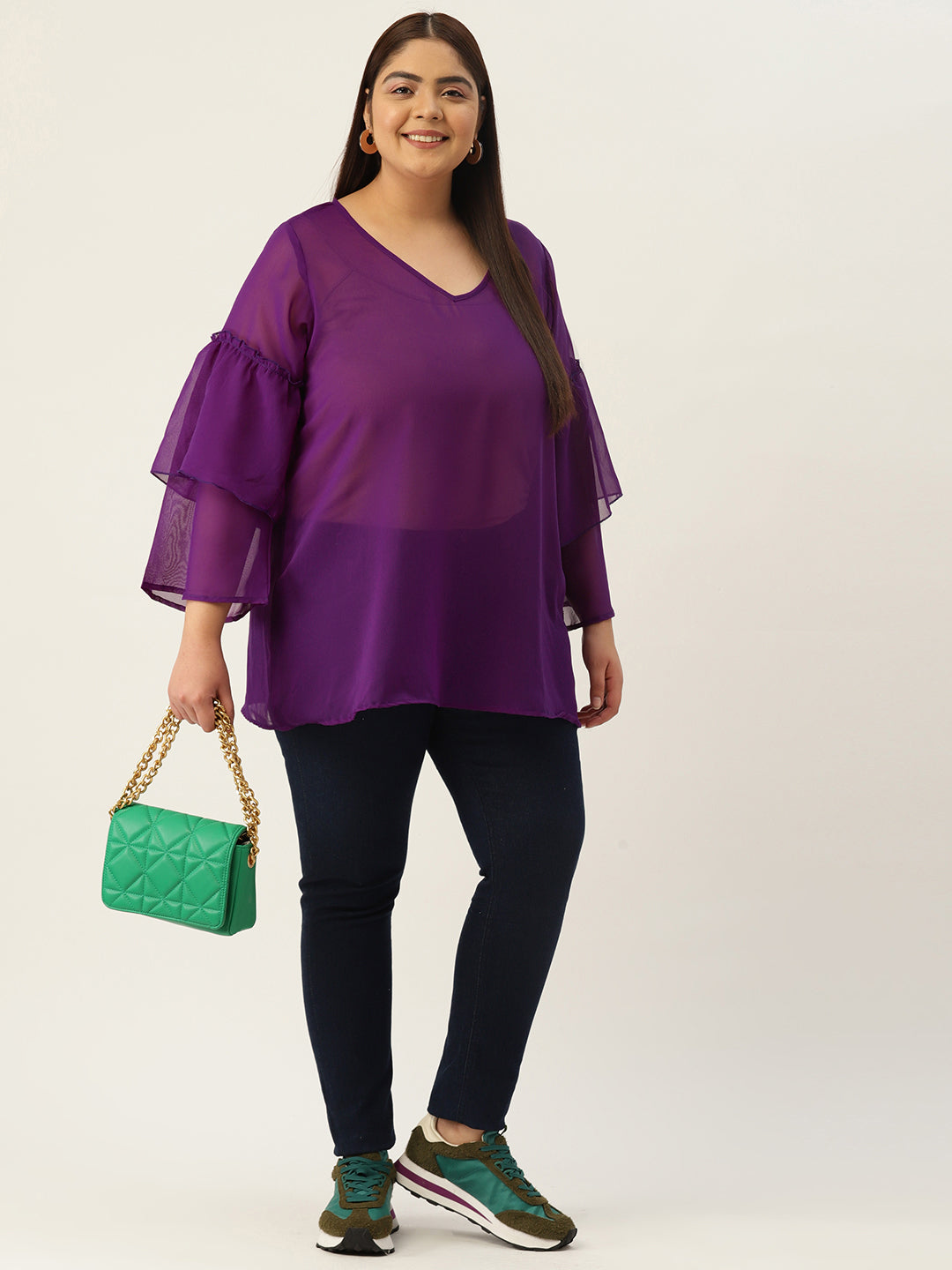 Plus Size A-Line Top