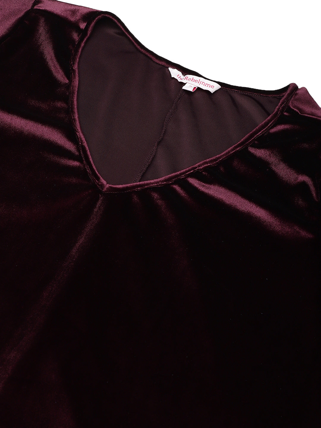 Plus Size Velvet Party Wear Dress