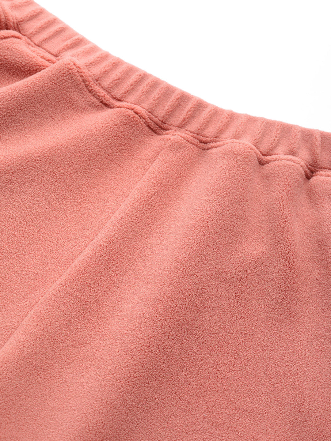 Straight Fit High-Rise Sherpa Trousers