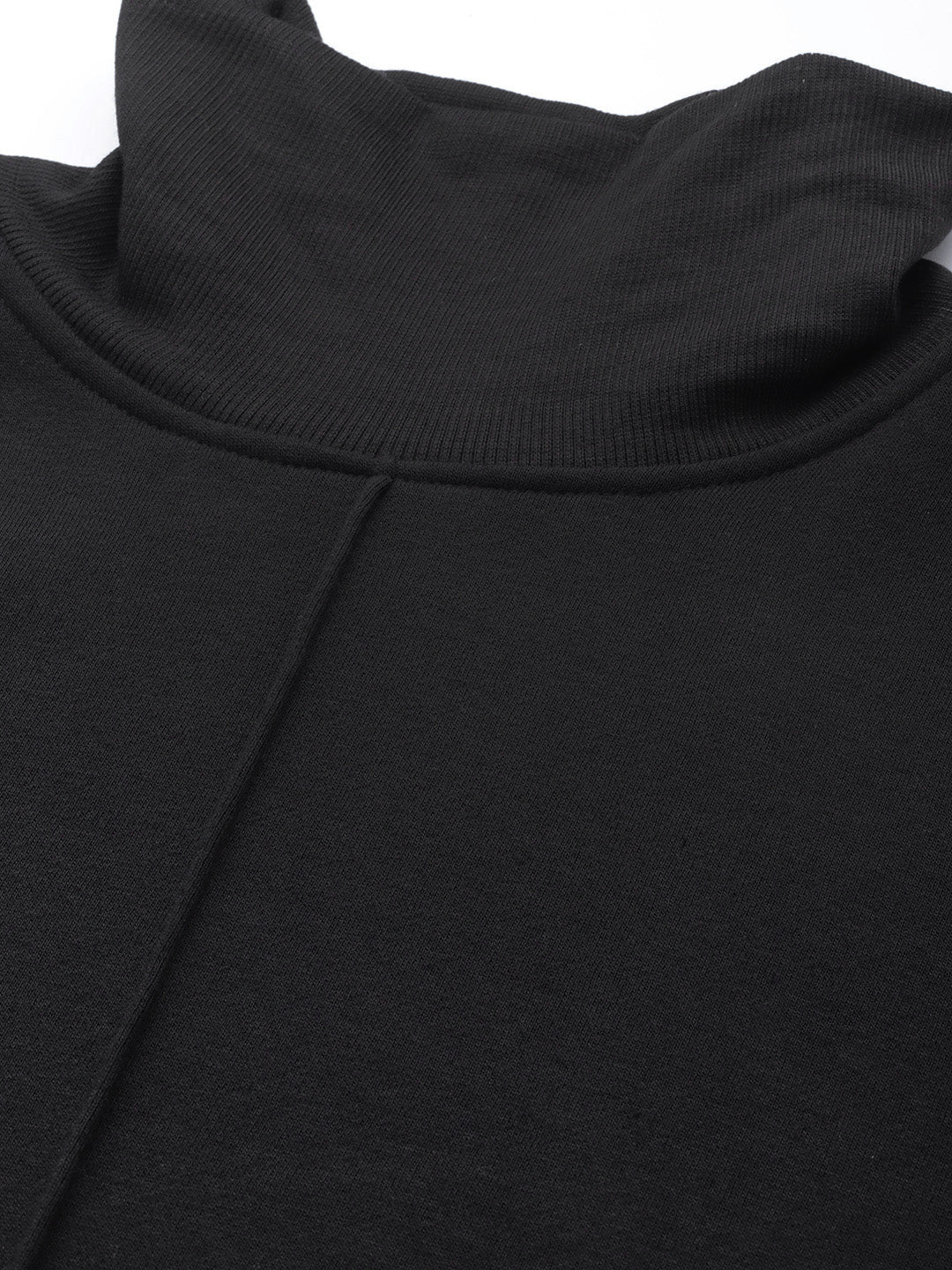 High Neck Fleece Sweatshirt