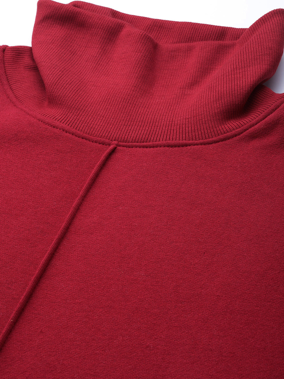 High Neck Fleece Sweatshirt