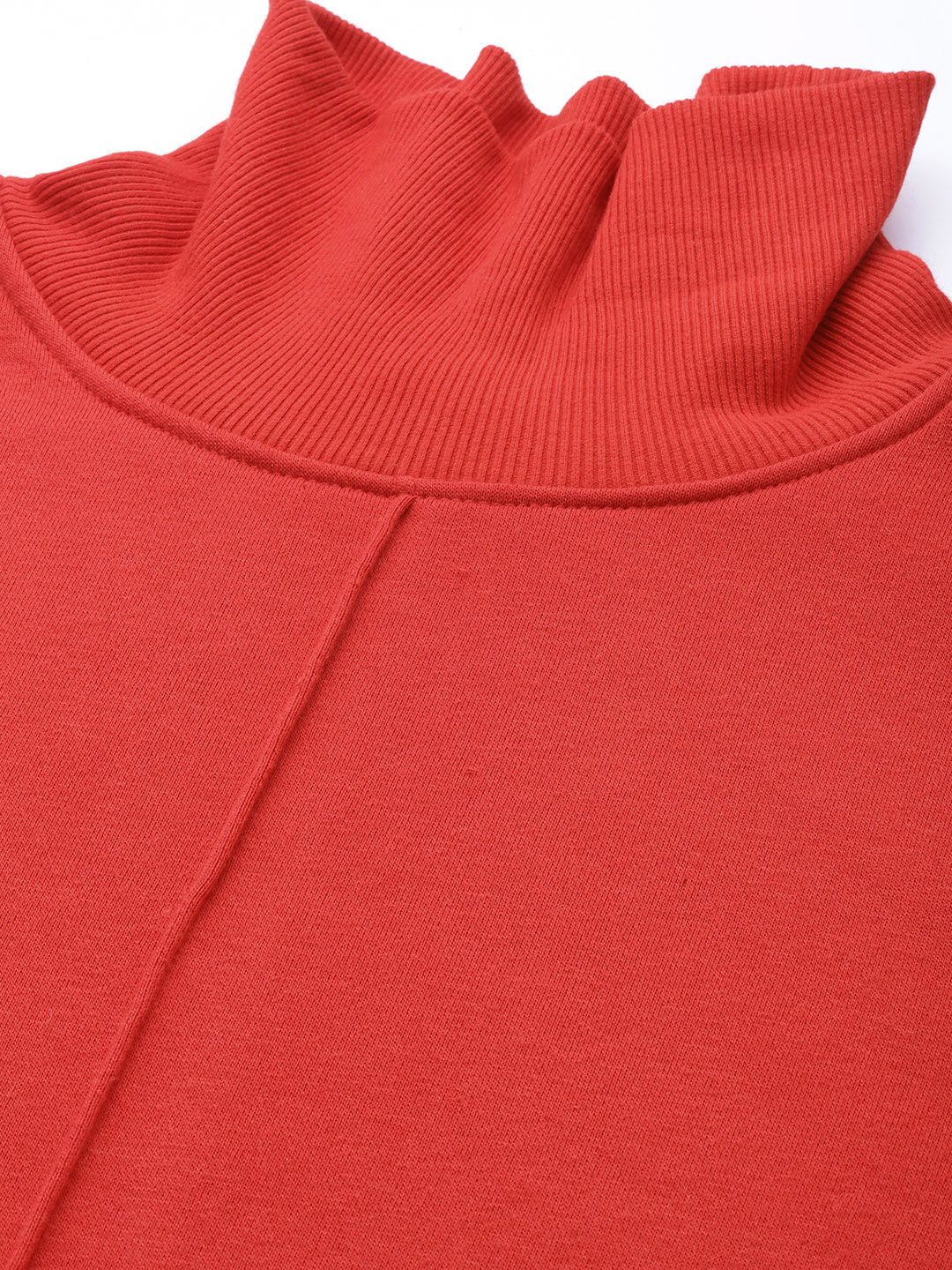 High Neck Fleece Sweatshirt