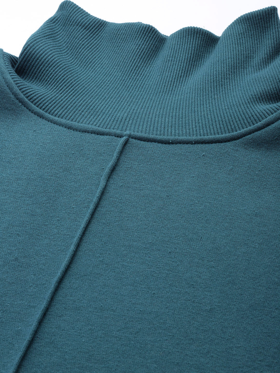High Neck Fleece Sweatshirt