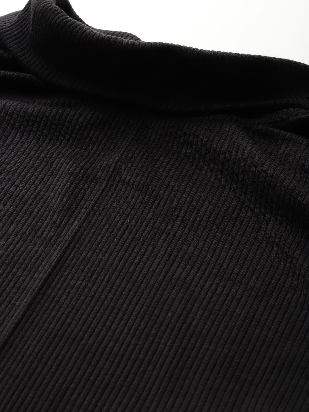Plus size knitted Top with attached georgette sleeves