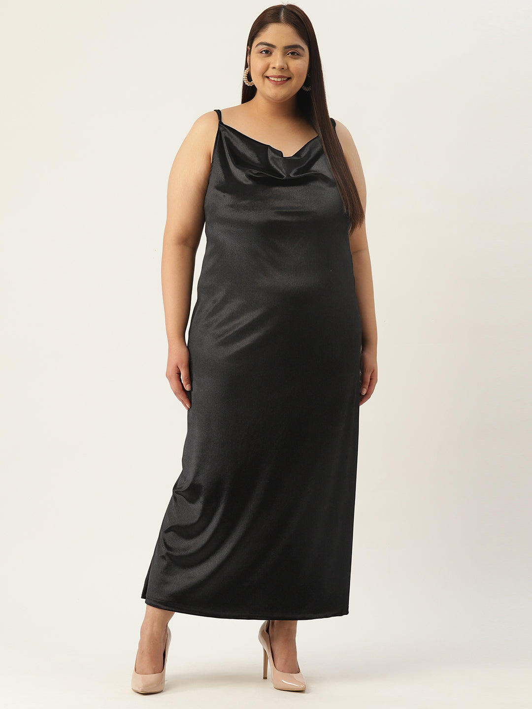 Plus Size Velvet Party Wear Dress