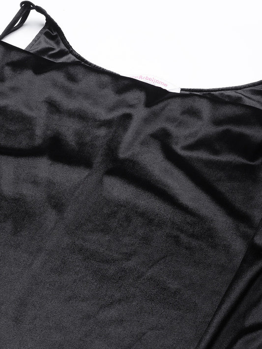 Plus Size Velvet Party Wear Dress