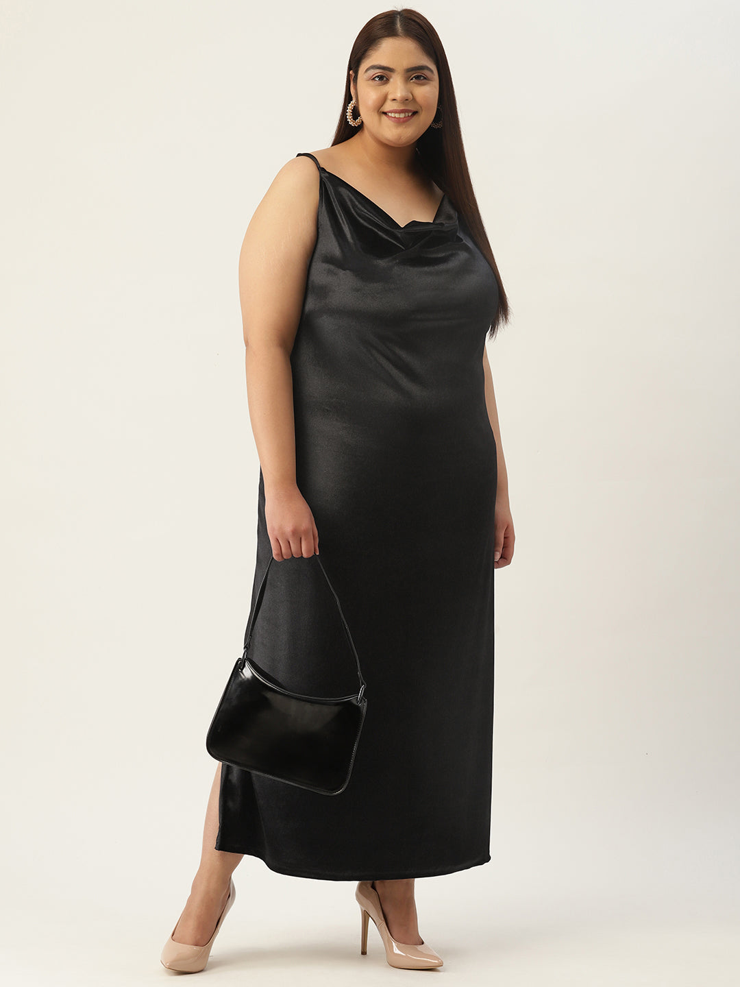 Plus Size Velvet Party Wear Dress