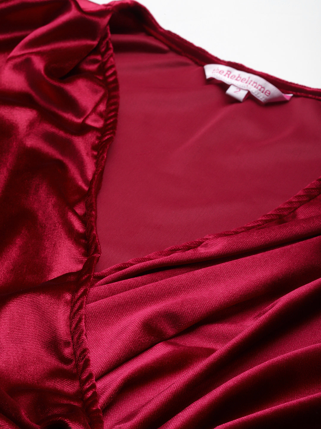 Plus Size Velvet Party Wear Dress