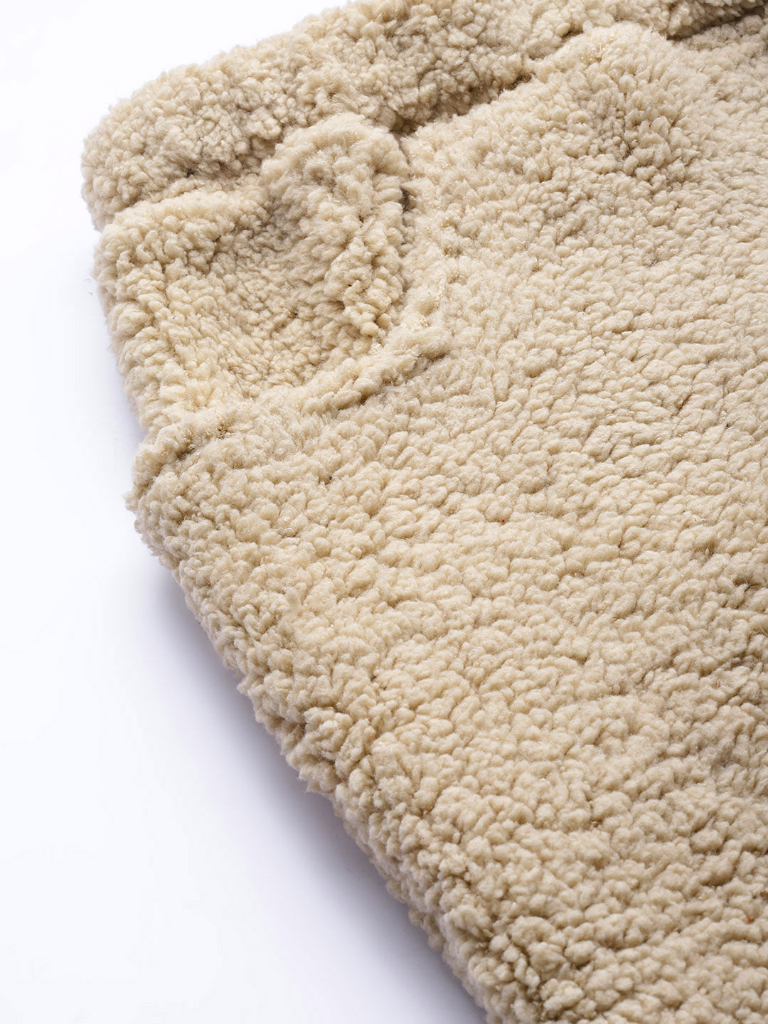 High-Rise Cozy Teddy Trousers