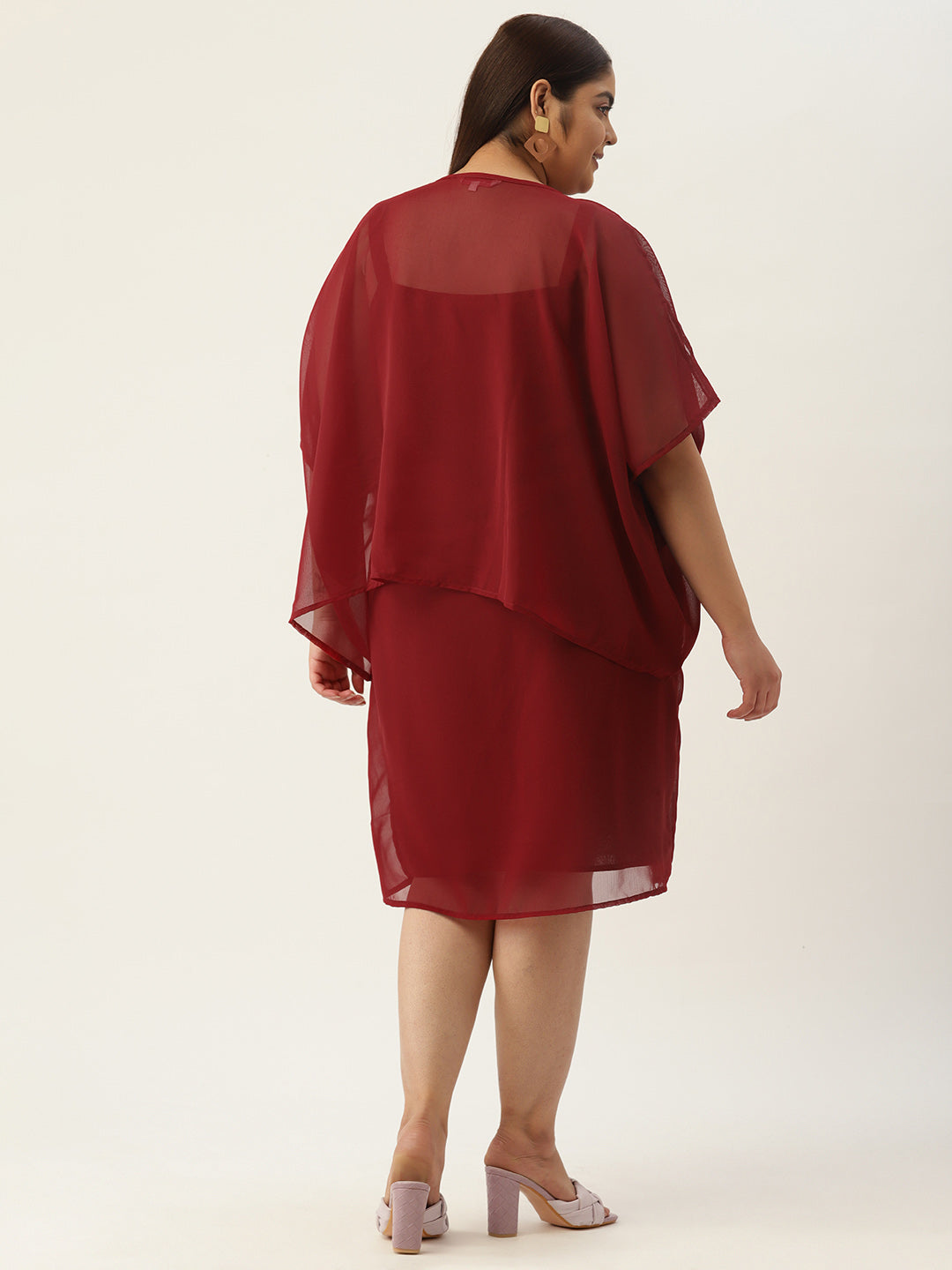 Plus Size Embellished Party Wear Dress