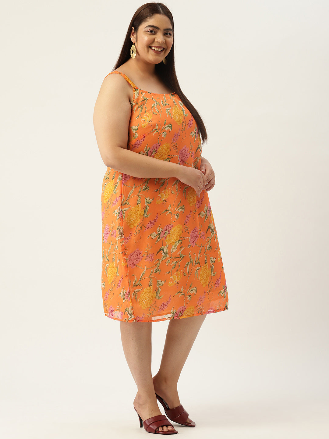 Plus Size Embellished Party Wear Dress