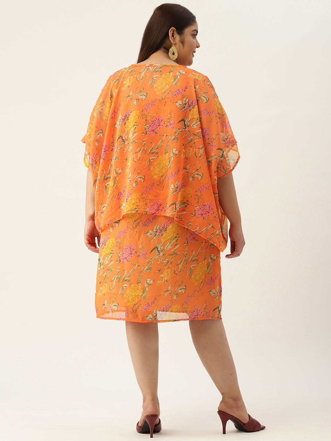 Plus Size Embellished Party Wear Dress