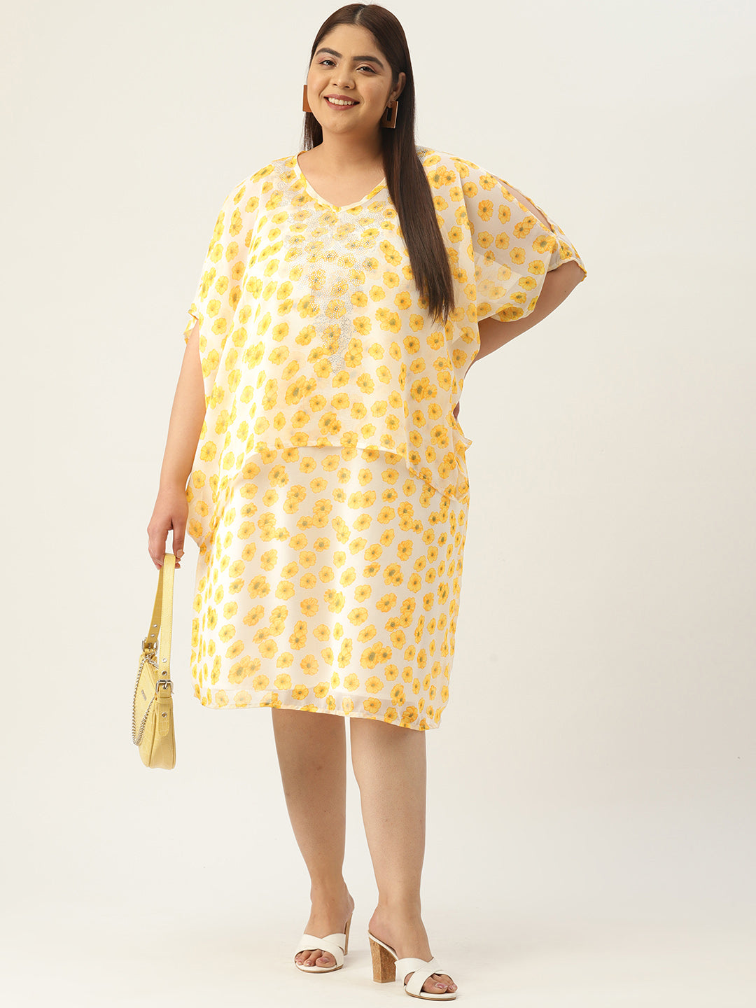 Plus Size Embellished Party Wear Dress