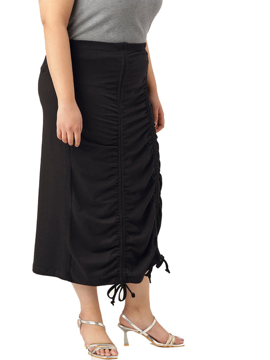 Elegant A-Line Long Maxi Skirt