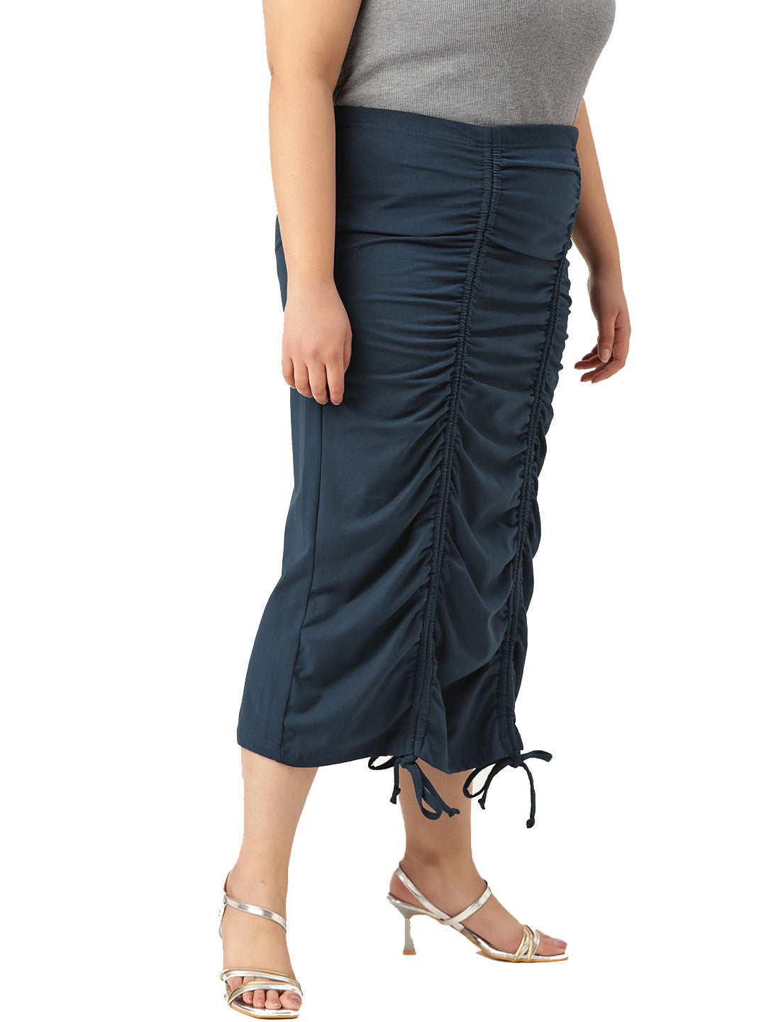Elegant A-Line Long Maxi Skirt