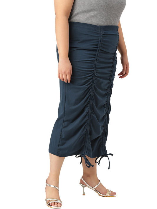 Elegant A-Line Long Maxi Skirt