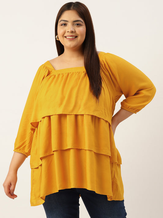Plus Size Longline Top