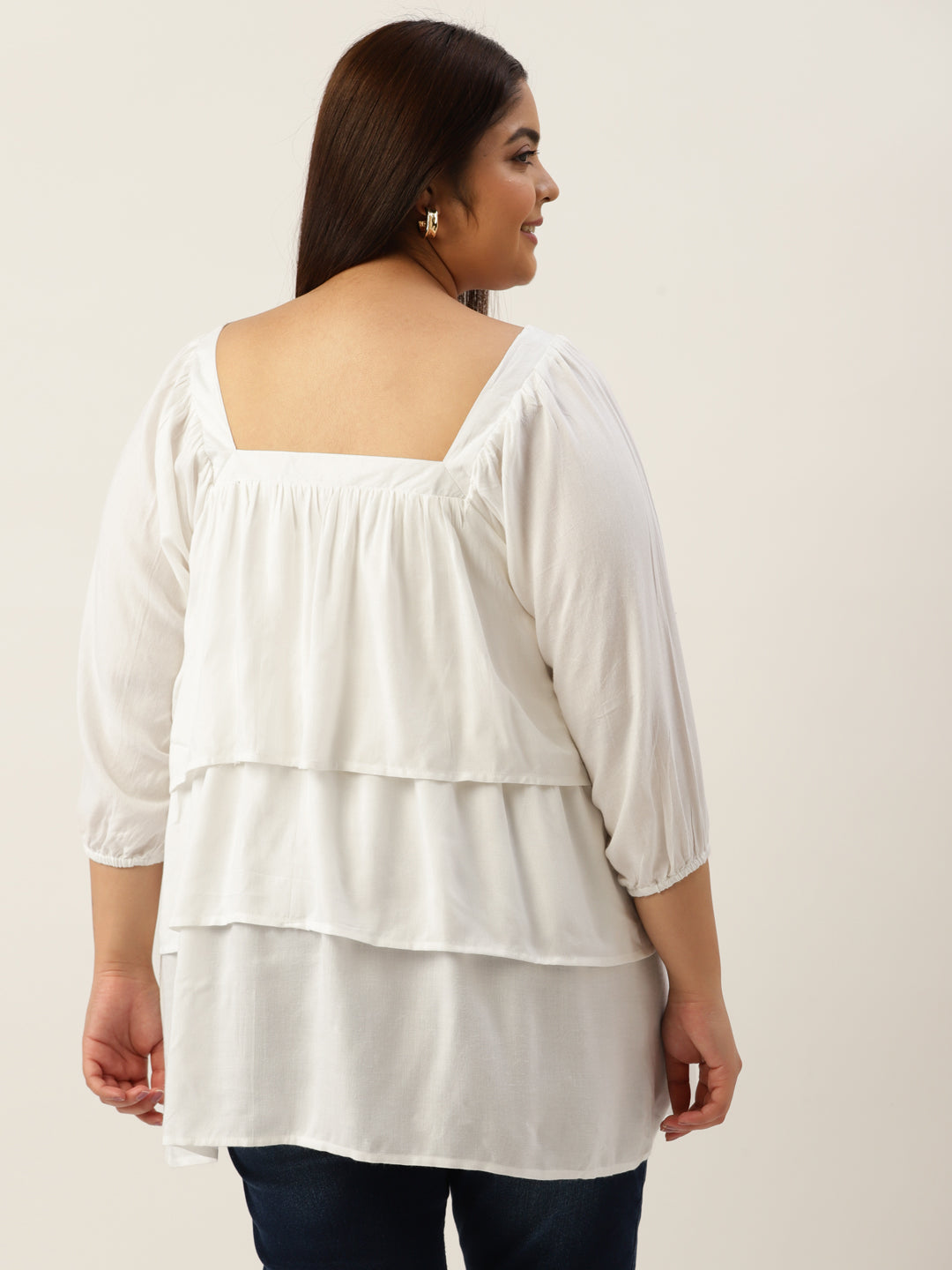 Plus Size Longline Top