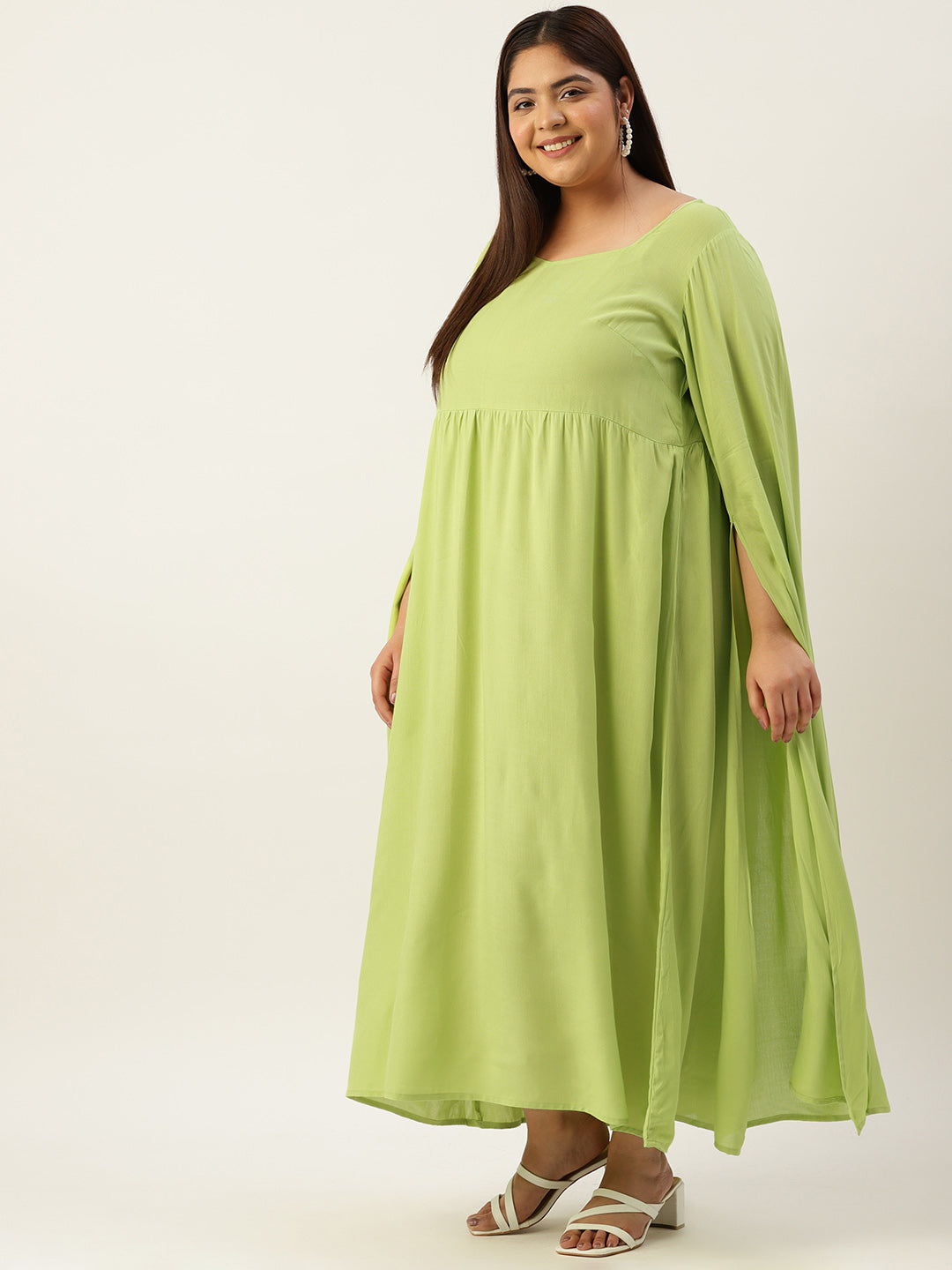 Plus Size A-Line Midi Dress