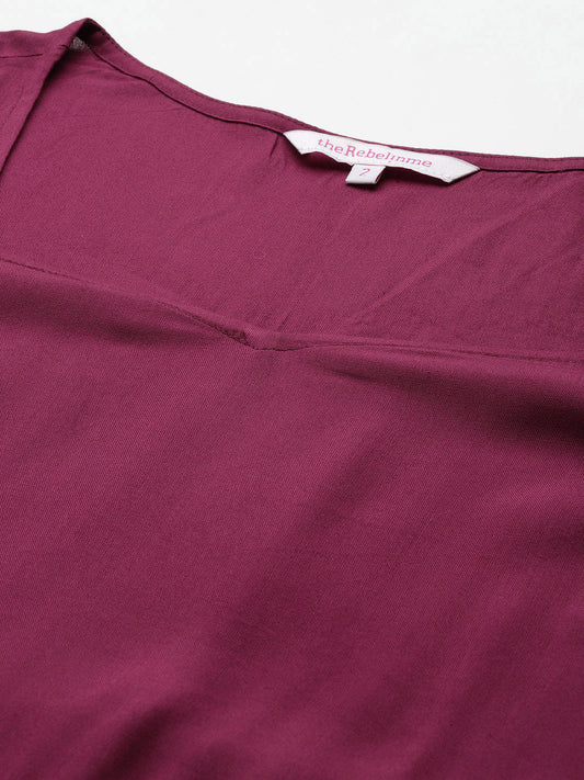 Plus Size A-Line Midi Dress