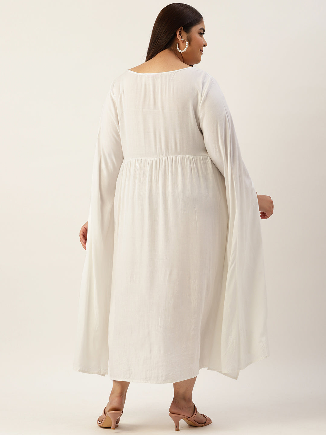 Plus Size A-Line Midi Dress