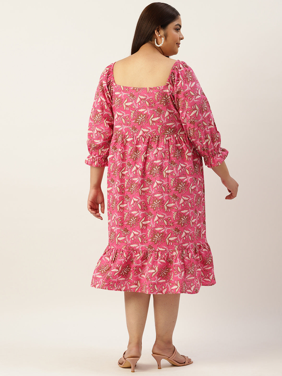 Modern Trendy Plus Size Women’s Dress
