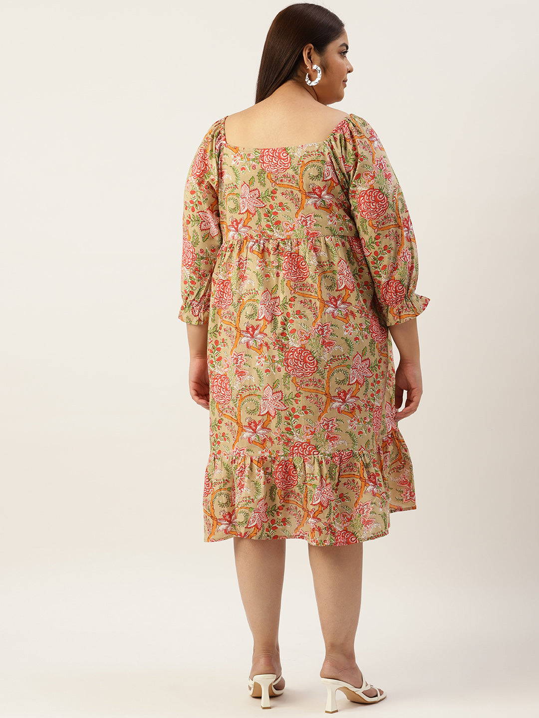 Modern Trendy Plus Size Women’s Dress