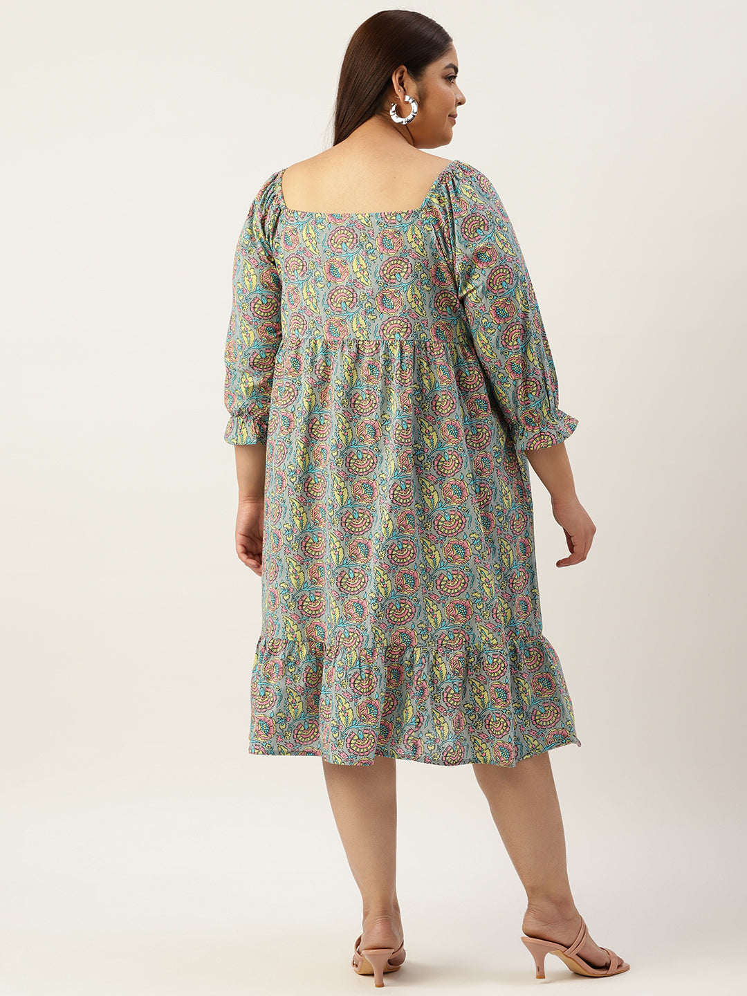 Modern Trendy Plus Size Women’s Dress