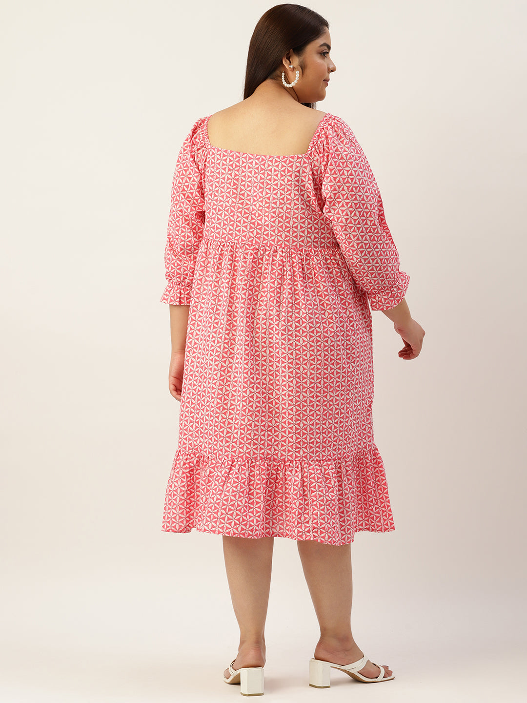 Modern Trendy Plus Size Women’s Dress