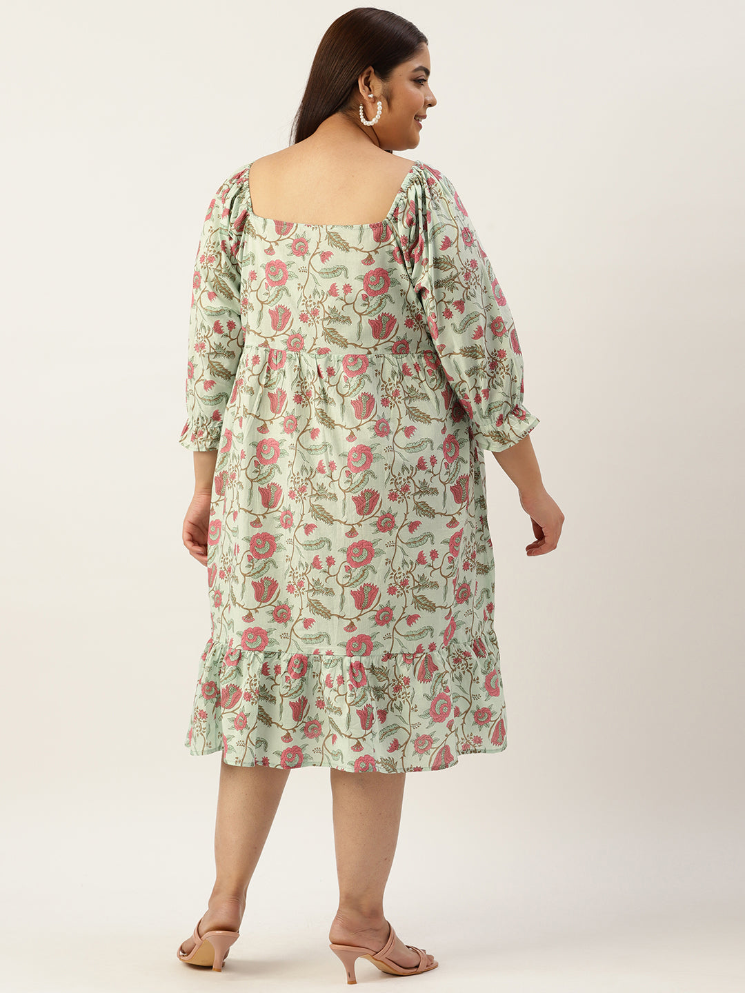 Modern Trendy Plus Size Women’s Dress