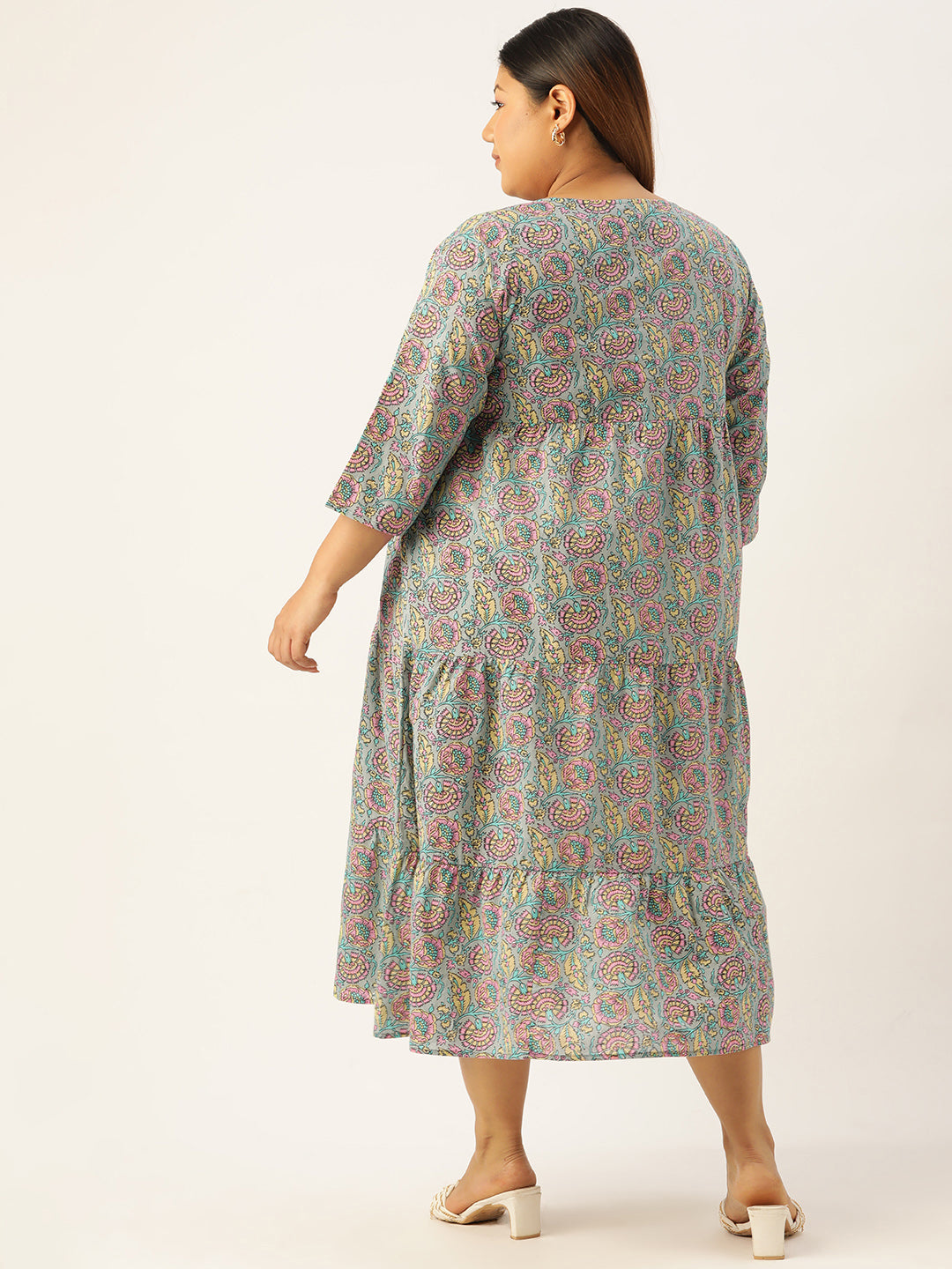 Modern Trendy Plus Size Women’s Dress