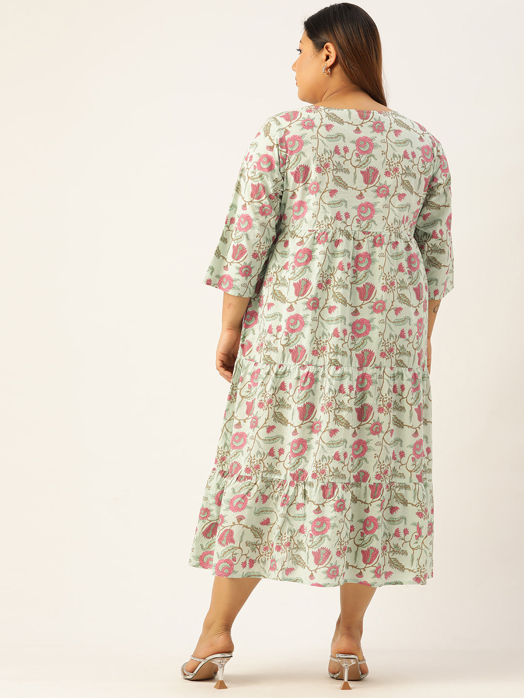 Modern Trendy Plus Size Women’s Dress