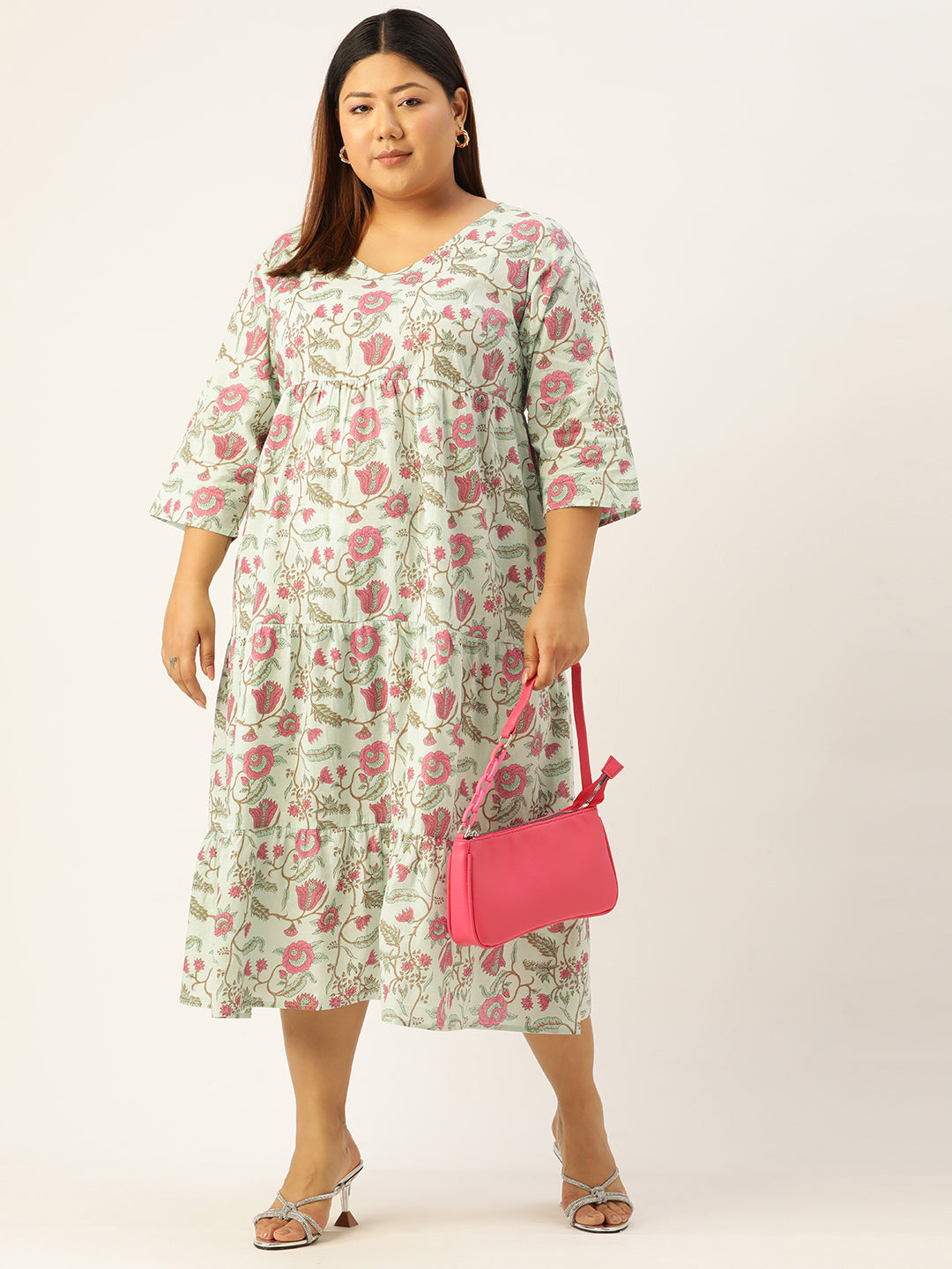 Modern Trendy Plus Size Women’s Dress