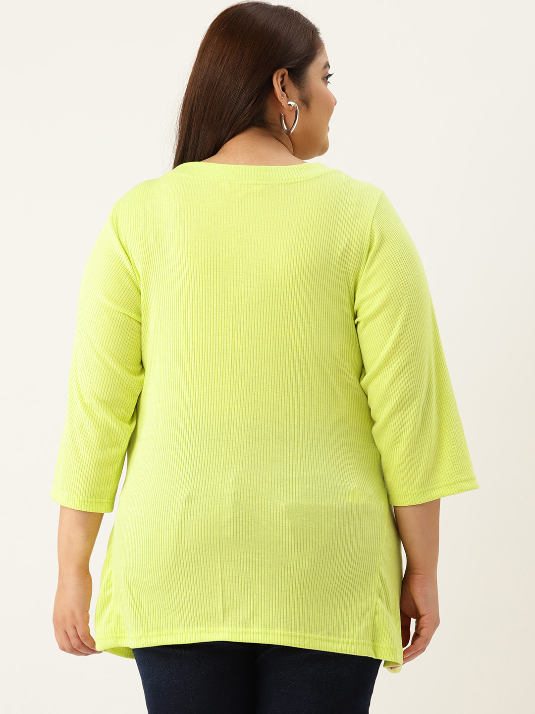 Plus Size Cotton Rib Top