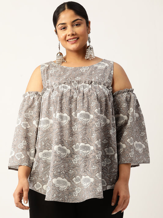 Plus Size Women Stylish Top