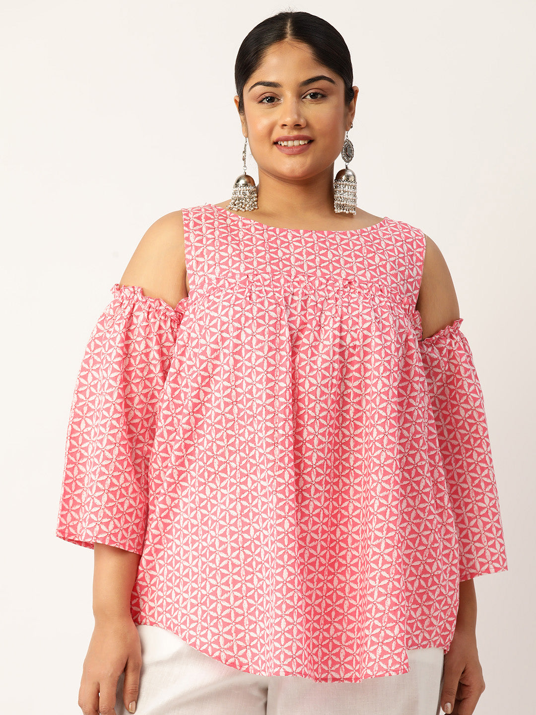 Plus Size Women Stylish Top