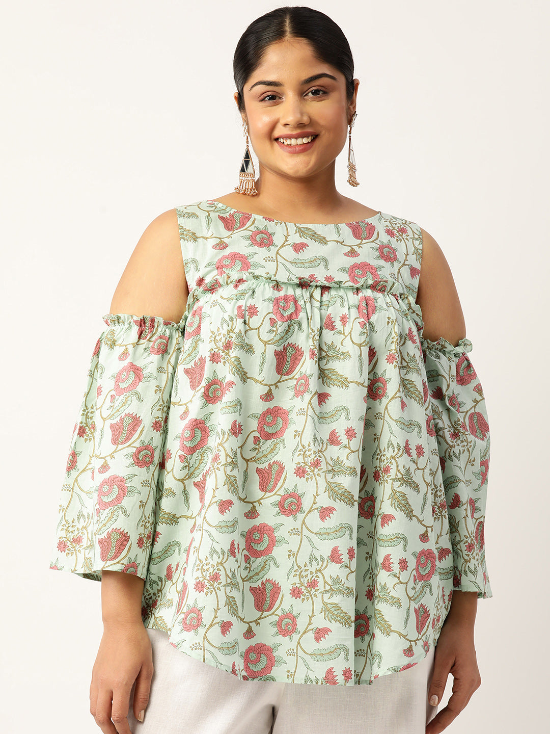 Plus Size Women Stylish Top