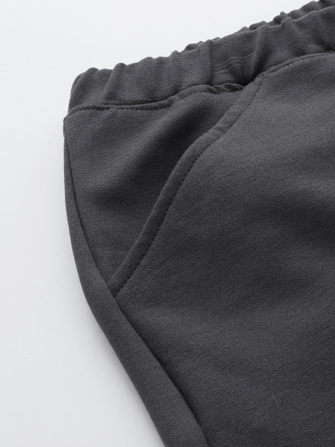 Stylish Plus Size High-Rise Straight Trousers
